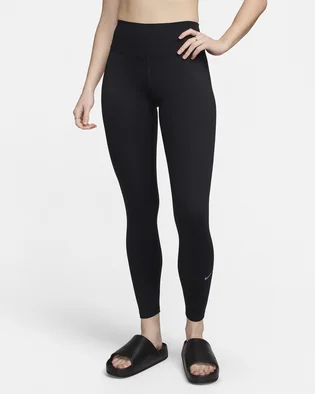 Леггинсы женские Nike One High-Waisted Full-Length Leggings Black FN3226-010