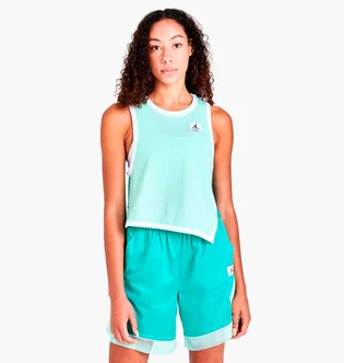 Майка женская Air Jordan Essentials Asymmetrical Jersey Tank Turquoise Do5035-379