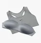 Топ женский Nike Womens Medium-Support 1-Piece Pad Sports Bra Grey Bv3636-084