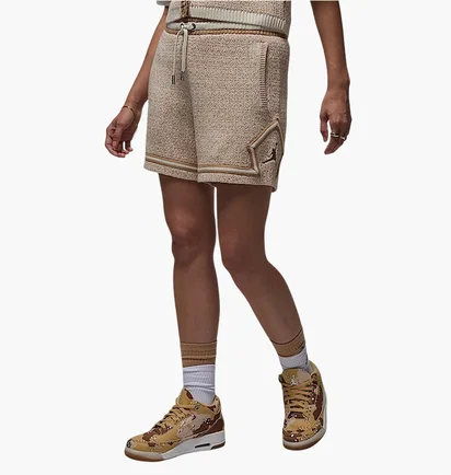 Шорты женские Nike Wmns Knit Short Beige FV7116-133