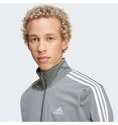 Спортивный костюм мужской Adidas Basic 3-Stripes Tricot Track Suit Grey IY6649