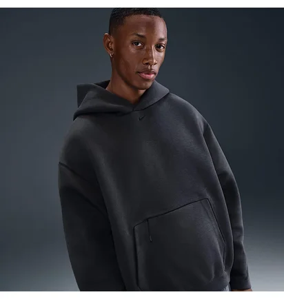Худи мужское Nike Tech MenS Fleece Oversized Hoodie Black HV6535-060