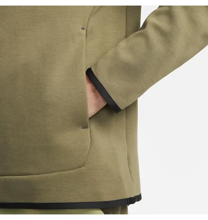 Худи мужское Nike Sportswear Tech Fleece Olive Dd5174-222
