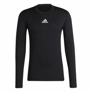 Лонгслів чоловічий Adidas Techfit Climawarm Black H23120