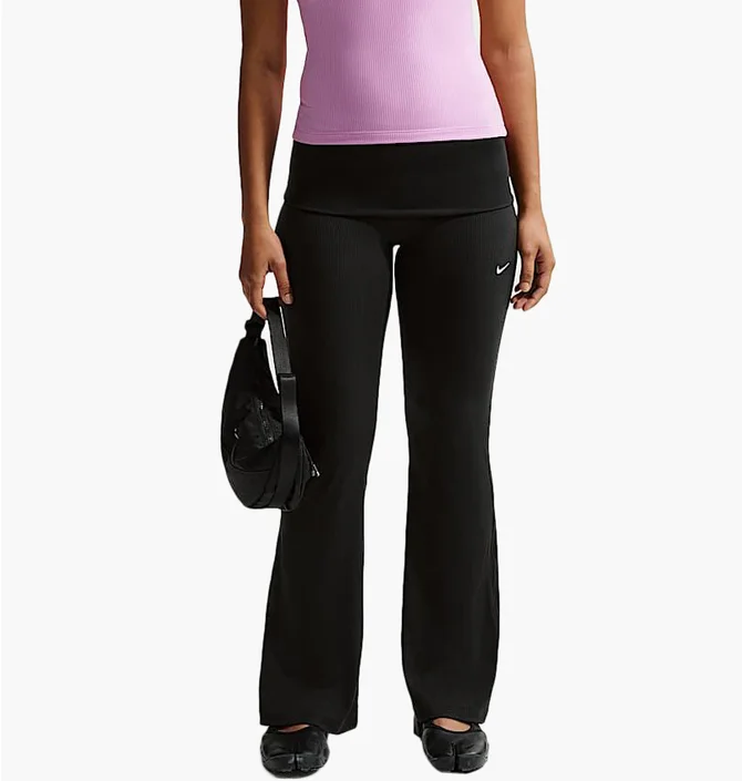 Штани жіночі Nike Sportswear Chill Knit Mid-Rise Tight Ribbed Black IF0240-010