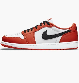 Кроссовки мужские Air Jordan 1 Low Og White/Red CZ0790-801