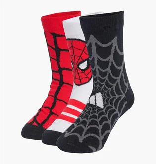 Шкарпетки Adidas Marvel Kids Spider-Man (3 пари) Multi JM1827