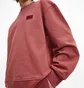 Світшот чоловічий Calvin Klein Shrunken Badge Crew Neck Terracotta Tile Bordo J30J321544