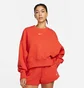 Світшот жіночий Nike Sportswear Phoenix Fleece Over-Oversized Crewneck Sweatshirt Orange DQ5761-861