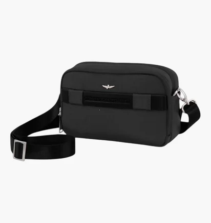 Сумка чоловіча Aeronautica Militare Urban Black AM-327
