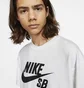 Футболка унисекс Nike Sb Logo Skate T-Shirt White CV7539-100