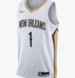 Майка мужская Nike Zion Williamson Pelicans Association Edition 2020 Nba Swingman Jersey White CW3601-107