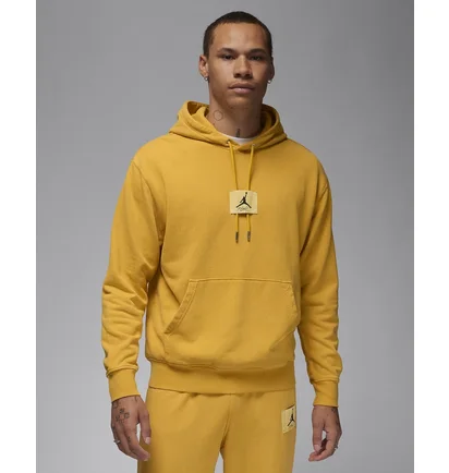 Худи мужское Air Jordan Essentials Statement Fleece Washed Pullover Hoodie Yellow FB7290-752