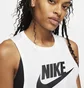Майка жіноча Nike W Nsw Tank Mscl Futura New White CW2206-100