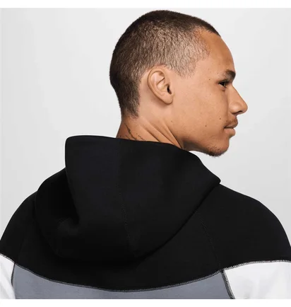Толстовка чоловіча Nike Tech Fleece Grey/Black FZ4709-011