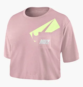 Футболка жіноча Nike W Nk Dry Grx Crop Top Pink DC7189-630