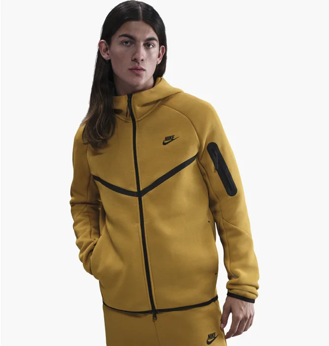 ᐉ Толстовка мужская Nike Tech Fleece Fz Wr Yellow HV0949-352
