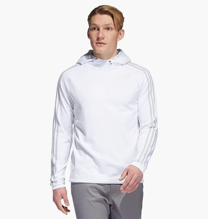 Худи мужское Adidas Three Stripe Cold Ready Hoodie White HF6510