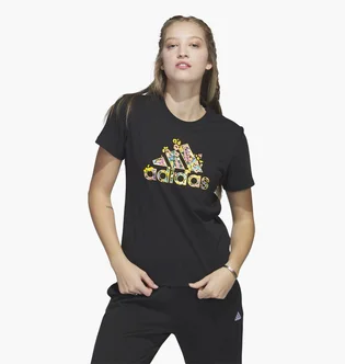 Футболка жіноча Adidas Floral Badge Of Sport Graphic Tee Black HR5320