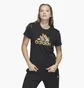 Футболка женская Adidas Floral Badge Of Sport Graphic Tee Black HR5320