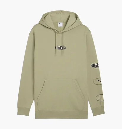 Худи мужское Puma Ess Logo Lab Execution Olive 688180-82