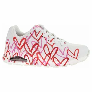 Кросівки жіночі Skechers Uno Spread The Love White 155507-WRPK
