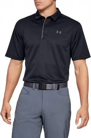 Поло мужское Under Armour Tech Polo Black 1290140-001