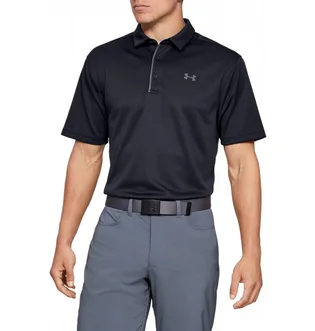 Поло мужское Under Armour Tech Polo Black 1290140-001