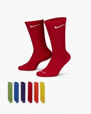 Носки унисекс Nike Ed Pls Csh Crw (6 пар) Multi Sx6897-903