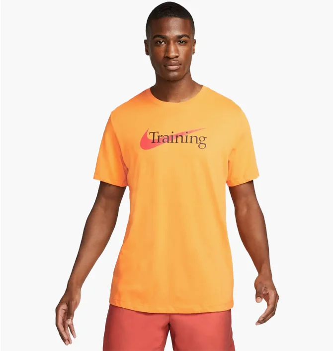 Футболка мужская Nike Training Tee Orange CZ7989-886