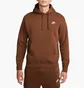 Худі чоловіче Nike Nsw Club Hoodie Po Bb Brown Bv2654-259