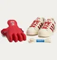 Кроссовки унисекс Adidas Х Avavav Superstar Superfinger Pack Beige/Red JP7142