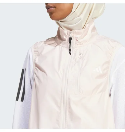 Кофта женская Adidas Own The Run Vest Beige IN1575