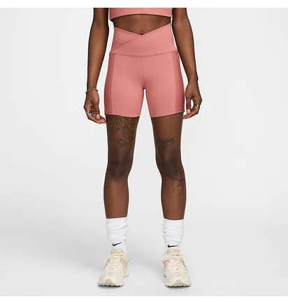 Шорты женские Nike Dri-Fit One Hr 5In Wrap Peach FV7830-634