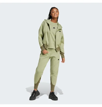 Толстовка женская Adidas Z.N.E. Full-Zip Olive IW7752