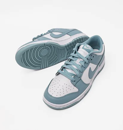 Кроссовки мужские Nike Dunk Low Retro Light Blue/White DV0833-106