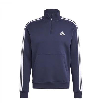 Кофта мужская Adidas Essentials Fleece Halfzip Sweatshirt Blue IJ8904