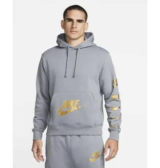 Худи мужское Nike Sportswear Standard Issue Grey FJ0552-065