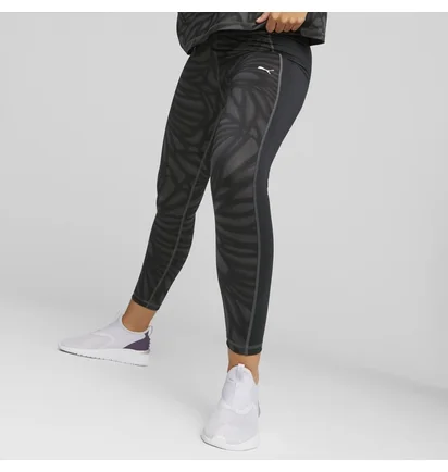 Леггинсы женские Puma Train Favorites Aop High Waist 7/8 Tight Black 522421-51