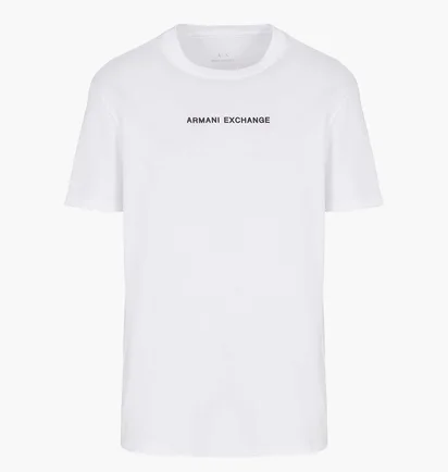 Футболка чоловіча Armani T-Shirt - Big Logo White XM000787-AF12308-U0009