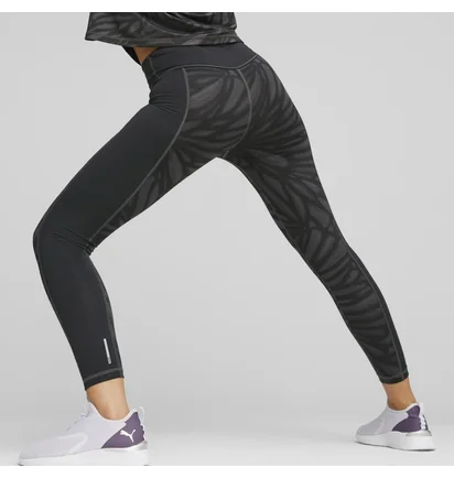 Леггинсы женские Puma Train Favorites Aop High Waist 7/8 Tight Black 522421-51