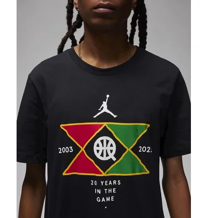 Футболка мужская Air Jordan T-Shirt Quai 54 Black FJ6984-010