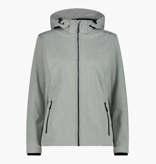 Куртка жіноча CMP Jacket Zip Hood Softshell Grey 34A3096-U439