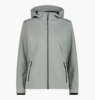 Куртка женская CMP Jacket Zip Hood Softshell Grey 34A3096-U439