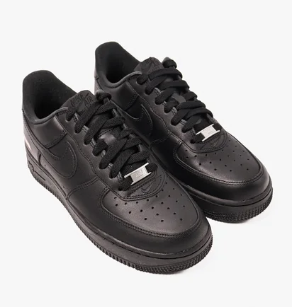 Кроссовки мужские Nike Air Force 1 Low Supreme Black Cu9225-001