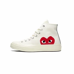Кеды унисекс Comme des Garcons Play X Chuck 70 Shoes Beige 150205C