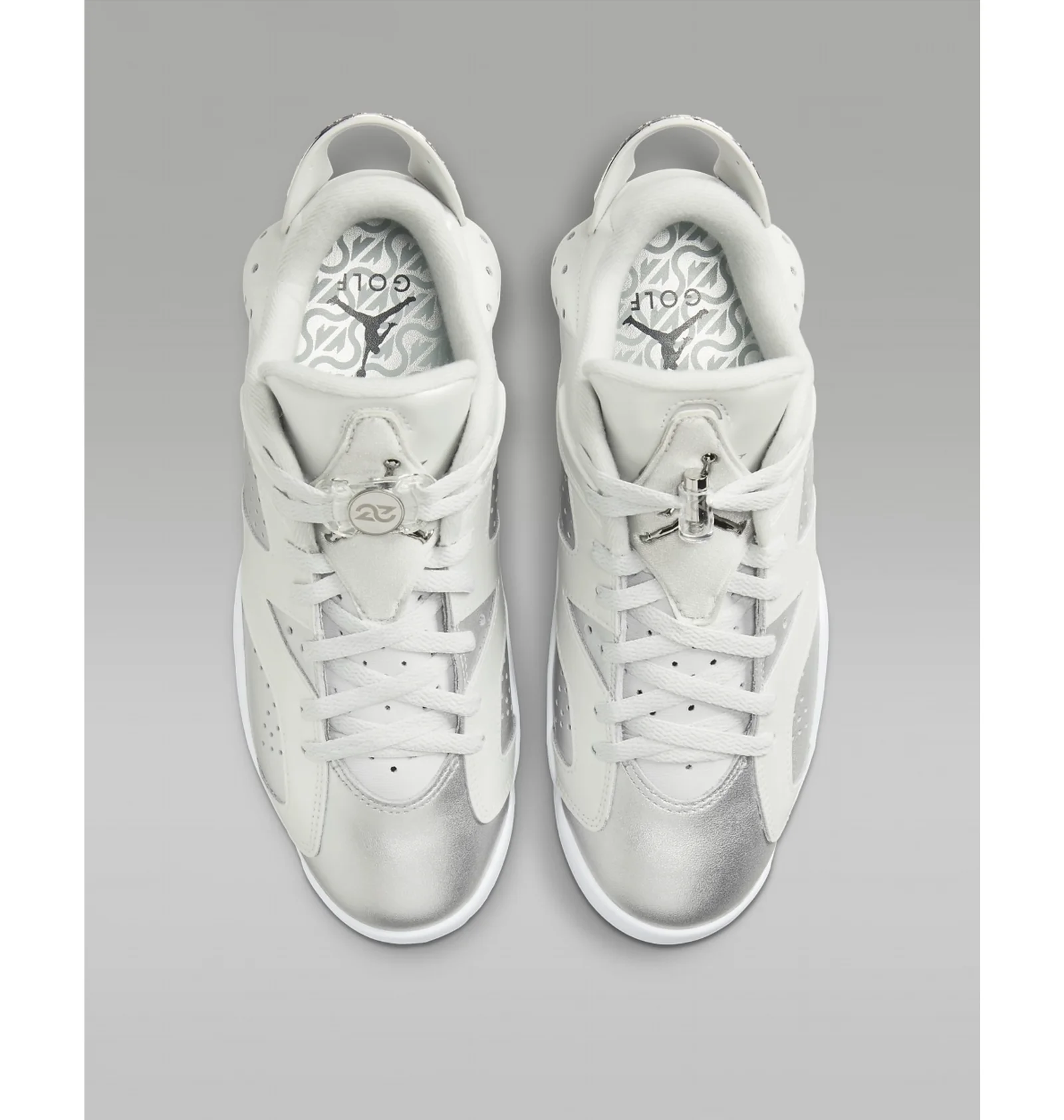 ᐉ Кроссовки мужские Air Jordan Retro 6 G Nrg Golf Shoes White