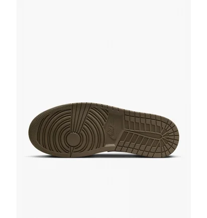 Кроссовки мужские Air Jordan 1 Low White/Brown 553558-215