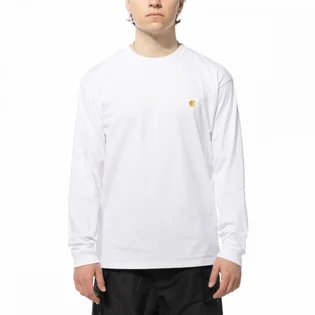 Лонгслів чоловічий Carhartt Wip L/S Chase Tee White I026392-00RXX