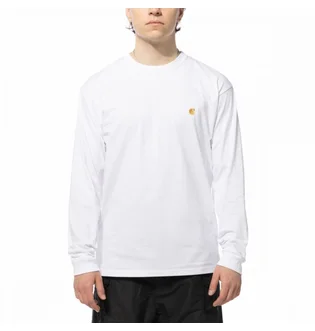 Лонгслів чоловічий Carhartt Wip L/S Chase Tee White I026392-00RXX